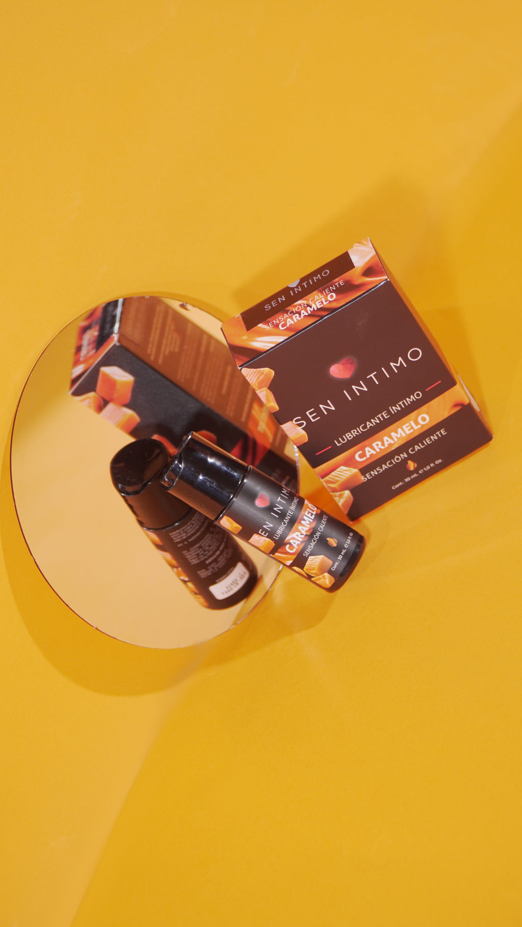 Lubricante intimo sabor a caramelo