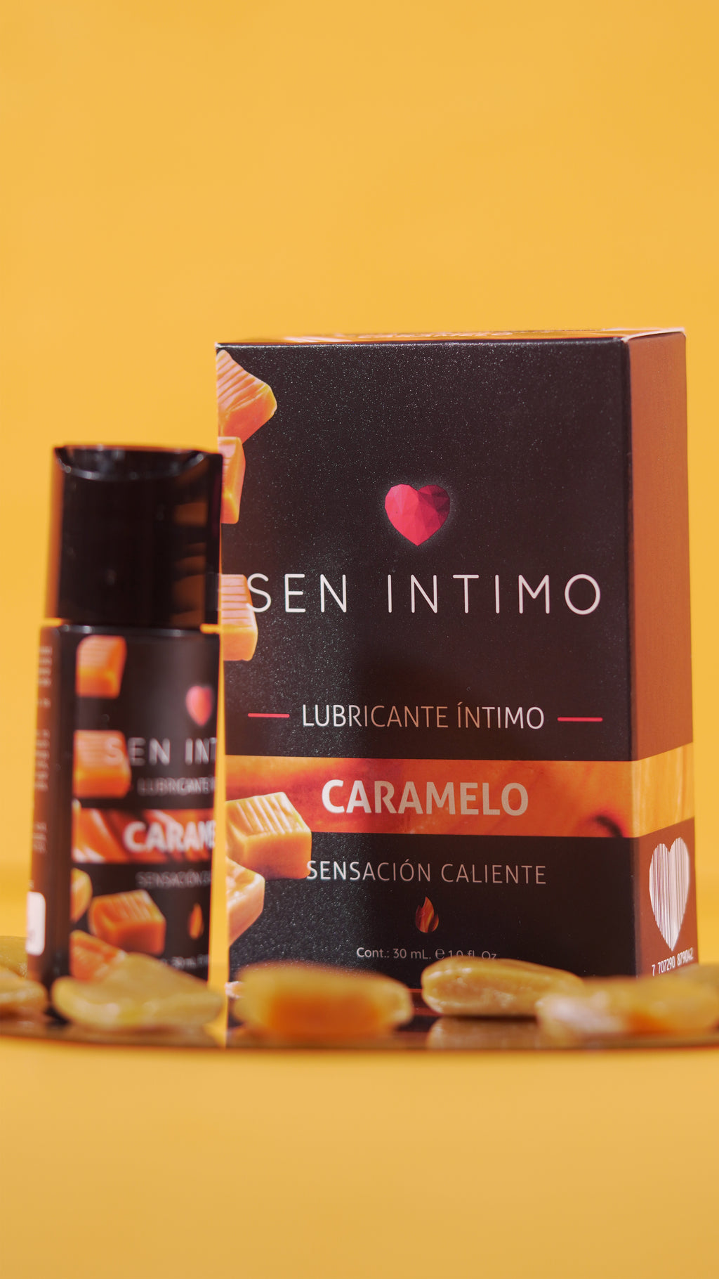 Lubricante intimo sabor a caramelo