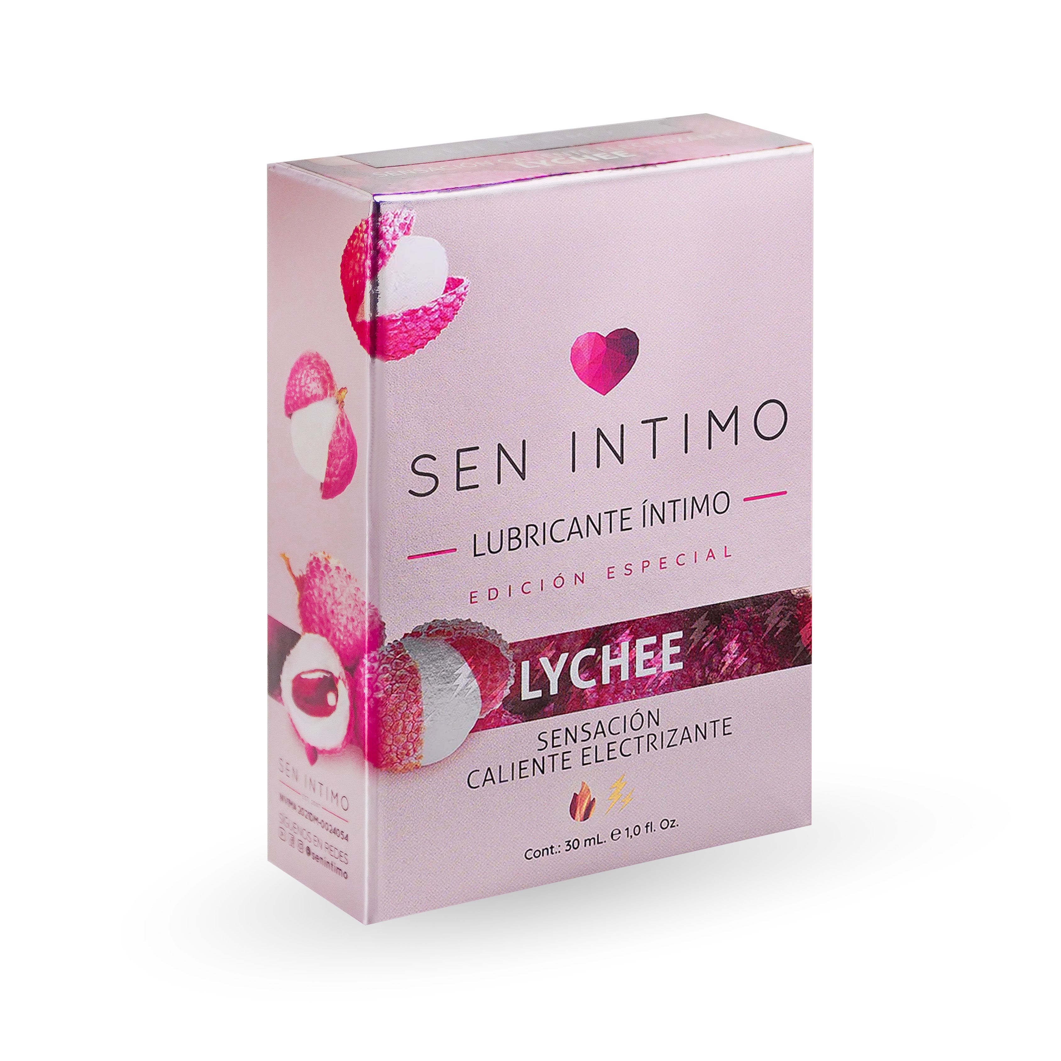 Lubricante Lychee Sensación Caliente Electrizante x 30 ml
